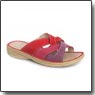 Комфорт женские туфли летние открытые кожа весна-лето 2011 
Артикул 7625-A08
Цвет: красный-розовый
Материал верха: нубук
Материал подкладки: кожа