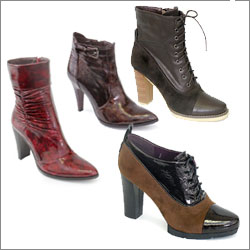 Обувь оптом. 
Коллекция женской обуви осень 2009 зима 2009-2010. Женские ботинки, ботильоны.
